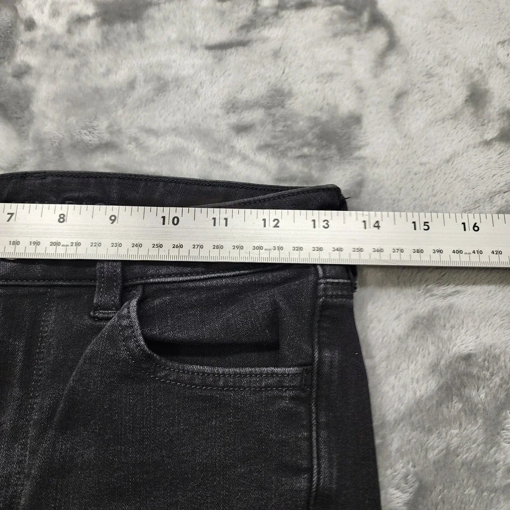 American Eagle Jeans Womens 6 Black Super High Rise Jegging Stretch Denim Preppy